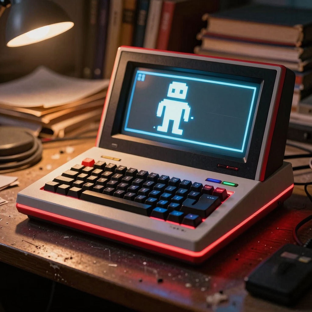 Похожий на ZX-Spectrum компьютер